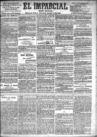 Portada:El Imparcial. 9 de noviembre de 1895