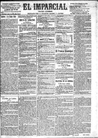 Portada:El Imparcial. 22 de diciembre de 1895