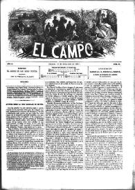 Portada:El Campo. Núm. 20, 16 de septiembre de 1877