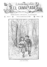 Portada:El Camarada: semanario infantil ilustrado. Año I, núm. 3, 19 de noviembre de 1887