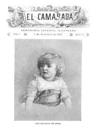 Portada:El Camarada: semanario infantil ilustrado. Año I, núm. 5, 3 de diciembre de 1887