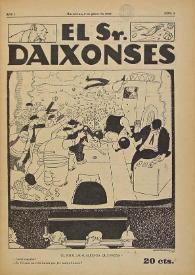Portada:El Sr. Daixonses i La Sra. Dallonses. Any I, núm. 2, 9 de gener de 1926
