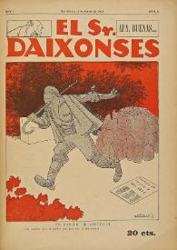 Portada:El Sr. Daixonses i La Sra. Dallonses. Any I, núm. 9, 27 de febrer de 1926