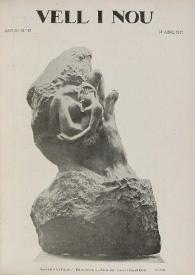 Portada:Vell i nou : revista mensual d'art. Any III, 1917, núm. 42 (30 abril 1917)