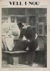 Portada:Vell i nou : revista mensual d'art. Any III, 1917, núm. 47 (15 juliol 1917)