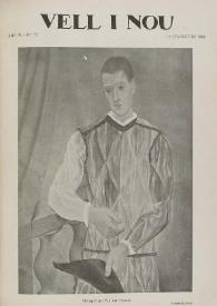 Portada:Vell i nou : revista mensual d'art. Any IV, 1918, núm. 72 (1 agost 1918)