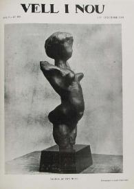 Portada:Vell i nou : revista mensual d'art. Any V, 1919, núm. 100 (1 octubre 1919)
