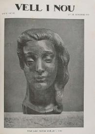 Portada:Vell i nou : revista mensual d'art. Any V, 1919, núm. 102 (1 novembre 1919)