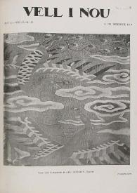 Portada:Vell i nou : revista mensual d'art. Any V, 1919, núm. 103-104-105 (15 desembre 1919)