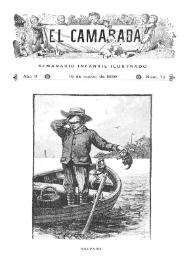Portada:El Camarada: semanario infantil ilustrado. Año II, núm. 72, 16 de marzo de 1889