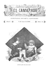 Portada:El Camarada: semanario infantil ilustrado. Año II, núm. 79, 4 de mayo de 1889