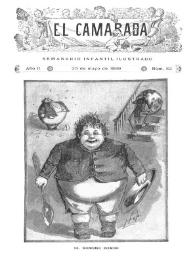 Portada:El Camarada: semanario infantil ilustrado. Año II, núm. 82, 25 de mayo de 1889