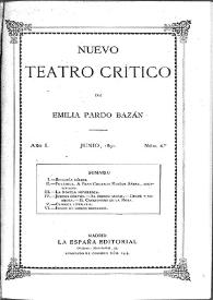 Nuevo Teatro Crítico. Año I, núm. 6, junio de 1891 | Biblioteca Virtual Miguel de Cervantes