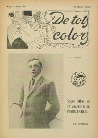 Portada:De tots colors : revista popular. Any II núm. 65 (26 mars 1909)