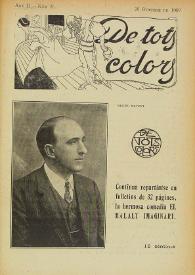 Portada:De tots colors : revista popular. Any II núm. 95 (29 octubre 1909)