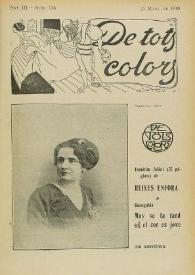 Portada:De tots colors : revista popular. Any III núm. 116 (25 mars 1910)