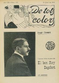 Portada:De tots colors : revista popular. Any III núm. 129 (24 juny 1910)