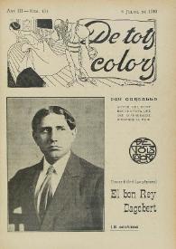 Portada:De tots colors : revista popular. Any III núm. 131 (8 juliol 1910)