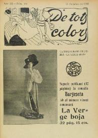 Portada:De tots colors : revista popular. Any III núm. 146 (21 octubre 1910)