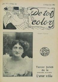 Portada:De tots colors : revista popular. Any IV núm. 168 (24 mars 1911)