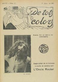 Portada:De tots colors : revista popular. Any IV núm. 171 (17 abril 1911)