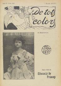 Portada:De tots colors : revista popular. Any IV núm. 183 (7 juliol 1911)