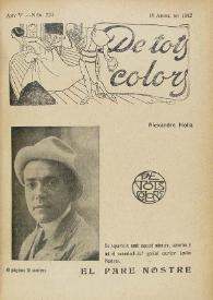 Portada:De tots colors : revista popular. Any V núm. 224 (19 abril 1912)