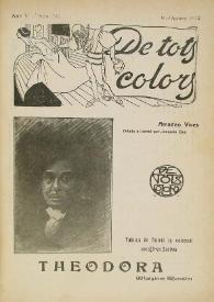 Portada:De tots colors : revista popular. Any V núm. 240 (9 agost 1912)