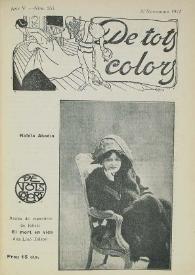 Portada:De tots colors : revista popular. Any V núm. 255 (22 novembre 1912)