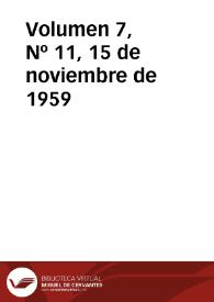 Portada:Ibérica por la libertad. Volumen 7, Nº 11, 15 de noviembre de 1959