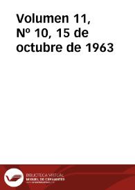 Portada:Ibérica por la libertad. Volumen 11, Nº 10, 15 de octubre de 1963