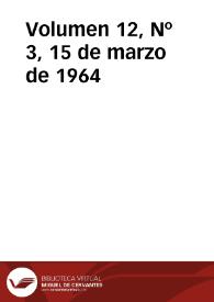 Portada:Ibérica por la libertad. Volumen 12, Nº 3, 15 de marzo de 1964