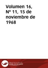 Portada:Ibérica por la libertad. Volumen 16, Nº 11, 15 de noviembre de 1968