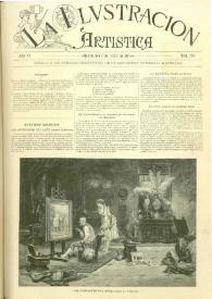 Portada:Ilustración artística. Año VI, Barcelona 6 de junio de 1887, Núm. 284