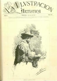 Portada:Ilustración artística. Año VI, Barcelona 13 de junio de 1887, Núm. 285