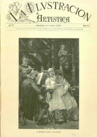 Portada:Ilustración artística. Año VI, Barcelona 5 de setiembre de 1887, Núm. 297 [sic]