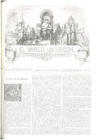 Portada:El museo universal. Núm. 29, Madrid 15 de julio de 1860, Año IV