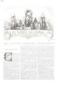 Portada:El museo universal. Núm. 23, Madrid 5 de junio de 1864, Año VIII