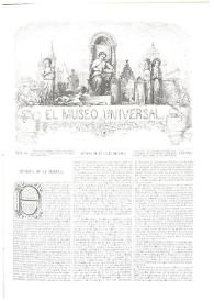 Portada:El museo universal. Núm. 31, Madrid 31 de julio de 1864, Año VIII
