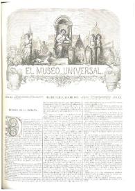 Portada:El museo universal. Núm. 10, Madrid 7 de marzo de 1868, Año XII