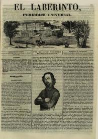 El laberinto. Núm. 10, sábado 16 de marzo 1844 | Biblioteca Virtual Miguel de Cervantes