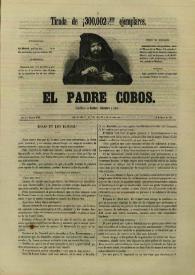 Portada:El padre Cobos. Año I, Número XVIII, 10 de enero de 1855