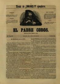 Portada:El padre Cobos. Año I, Número XXXI, 15 de marzo de 1855