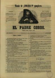 Portada:El padre Cobos. Año I, Número XLVIII, 10 de junio de 1855