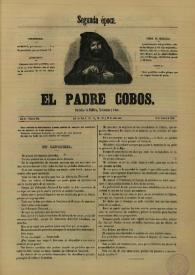Portada:El padre Cobos. Año II, Número VIII, 10 de octubre de 1855