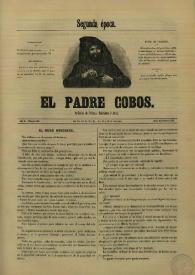Portada:El padre Cobos. Año II, Número XXII, 20 de diciembre de 1855