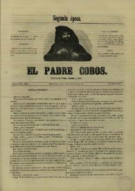 Portada:El padre Cobos. Año II, Número XXXIII, 15 de febrero de 1856