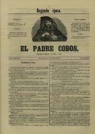 Portada:El padre Cobos. Año II, Número XLIII, 5 de abril de 1856