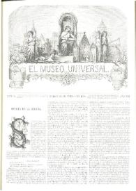 Portada:El museo universal. Núm. 4, Madrid 24 de enero de 1869, Año XIII