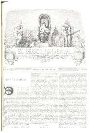 Portada:El museo universal. Núm. 28, Madrid 11 de julio de 1869, Año XIII